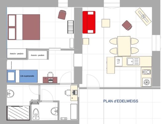 Plan d'Edelweiss